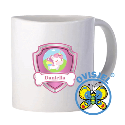 Paw Patrol inspirált bögre pink